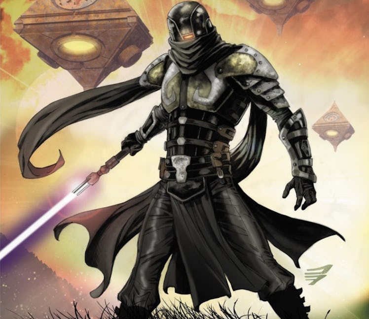 Xesh, a human enslaved by the Rakata, was one of the first forcesaber wielders.