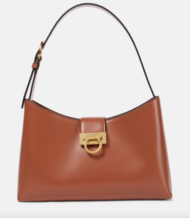 Trifolio Small Leather Shoulder Bag