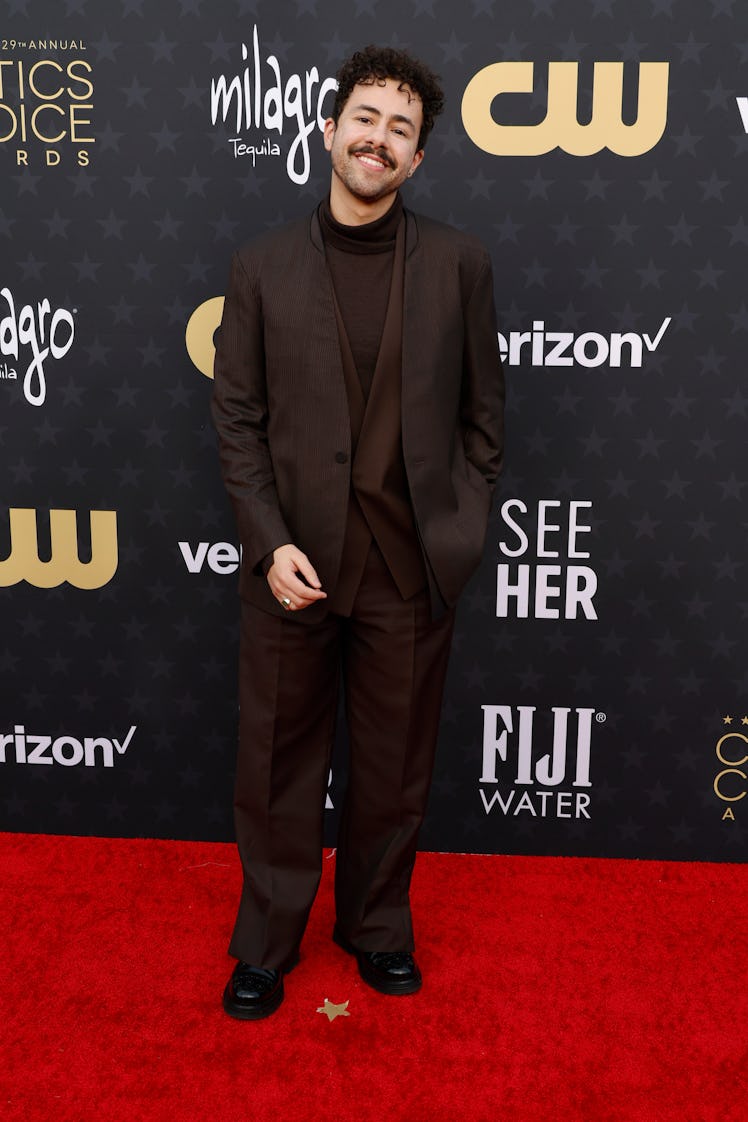  Ramy Youssef attends the 29th Annual Critics Choice Awards at Barker Hangar on January 14, 2024 in ...