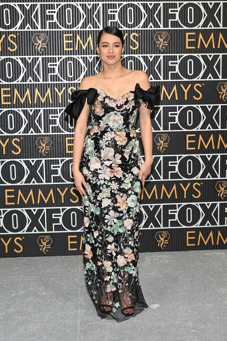 Amber Midthunder at the 75th Primetime Emmy Awards held at the Peacock Theater on January 15, 2024 i...