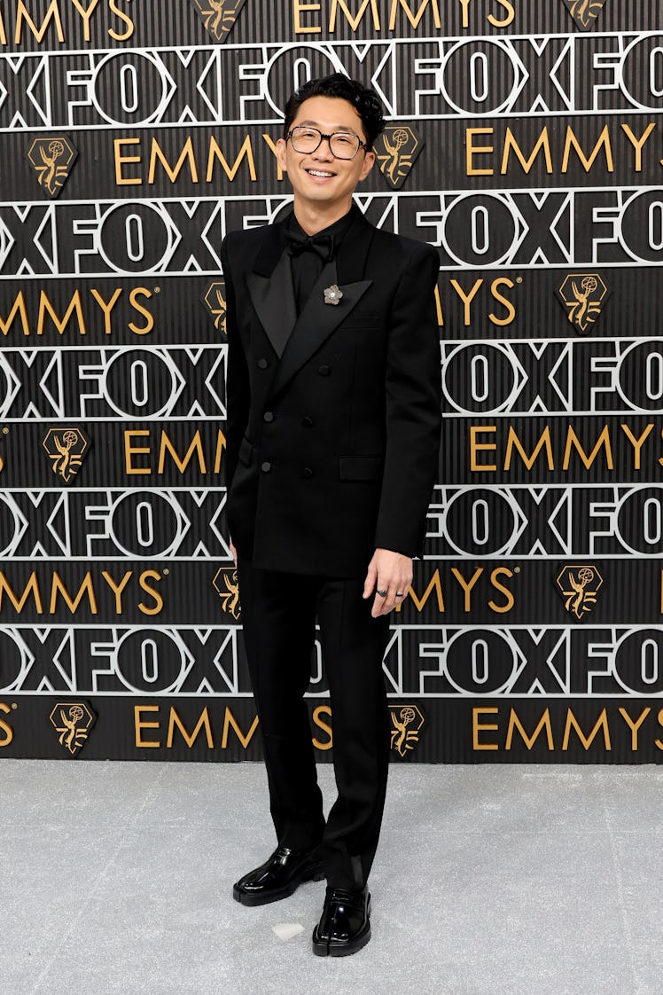 Lee Sung Jin attends the 75th Primetime Emmy Awards at Peacock Theater on January 15, 2024 in Los An...