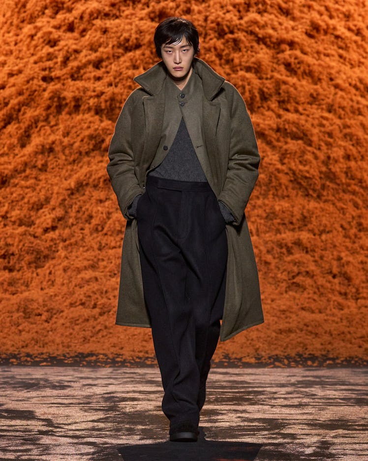 a look from zegna fall 2024 men's collection 