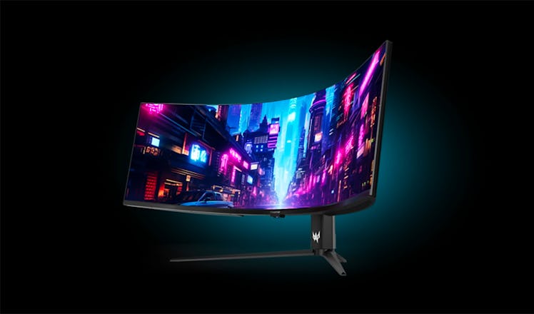 Acer Predator Z57 57-inch curved ultrawide gaming monitor announced at CES 2024 with 8K resolution, ...