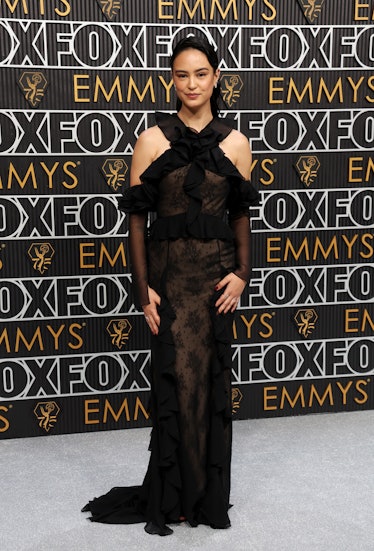 Courtney Eaton attends the 75th Primetime Emmy Awards at Peacock Theater on January 15, 2024 in Los ...