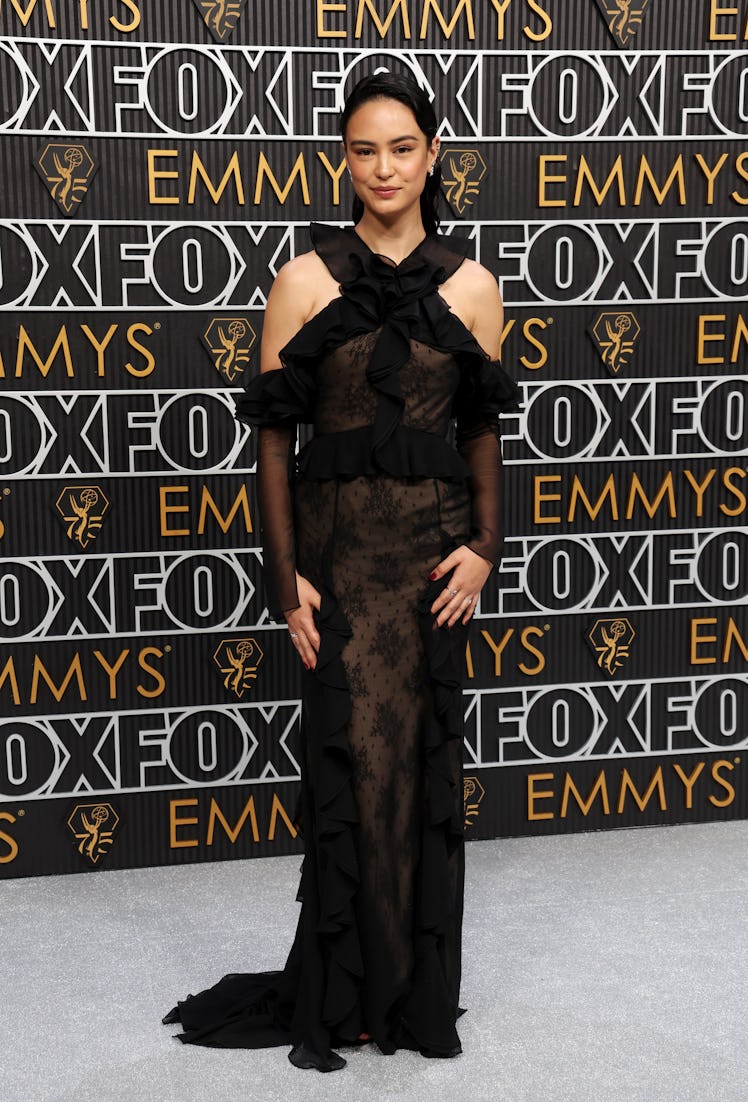 Courtney Eaton attends the 75th Primetime Emmy Awards at Peacock Theater on January 15, 2024 in Los ...