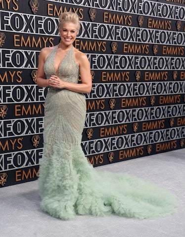 Hannah Waddingham attends the 75th Primetime Emmy Awards at Peacock Theater on January 15, 2024 in L...