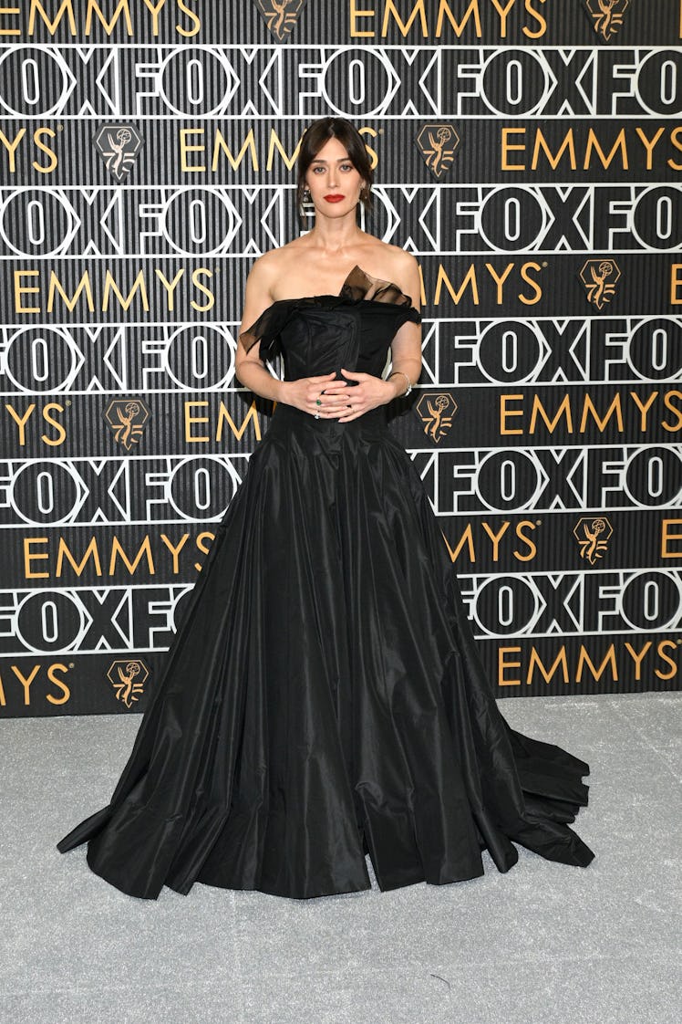 Lizzy Caplan at the 75th Primetime Emmy Awards held at the Peacock Theater on January 15, 2024 in Lo...