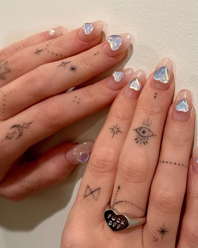 Megan Fox valentine's day nails