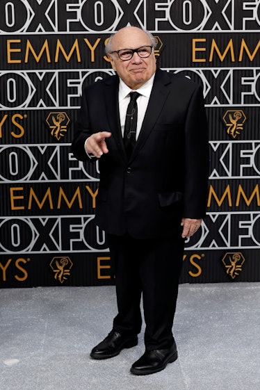Danny DeVito attends the 75th Primetime Emmy Awards at Peacock Theater on January 15, 2024 in Los An...