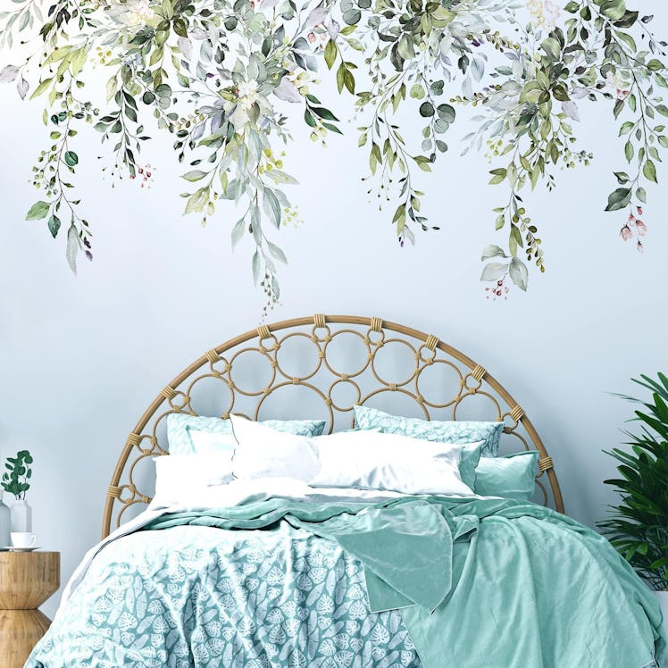 VePret Green Leaves Wall Decals (3 Sheets)