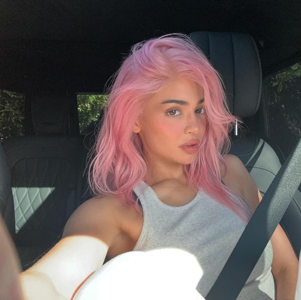Kylie Jenner pink hair 2024