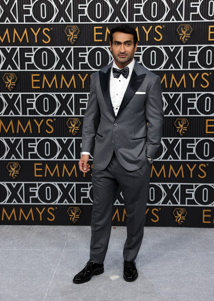 Kumail Nanjiani arriving at the 75th Primetime Emmy Awards at the Peacock Theater in Los Angeles, CA...
