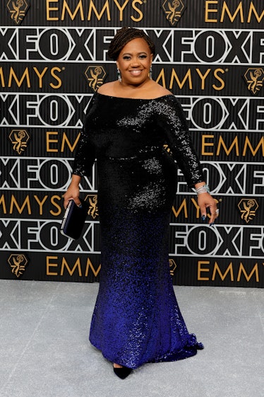 Chandra Wilson attends the 75th Primetime Emmy Awards at Peacock Theater on January 15, 2024 in Los ...