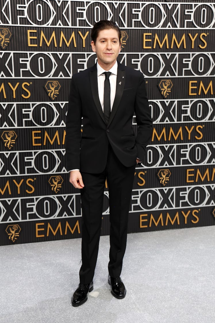 Michael Zegen attends the 75th Primetime Emmy Awards at Peacock Theater on January 15, 2024 in Los A...
