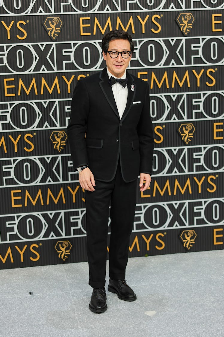Ke Huy Quan attends the 75th Primetime Emmy Awards at Peacock Theater on January 15, 2024 in Los Ang...