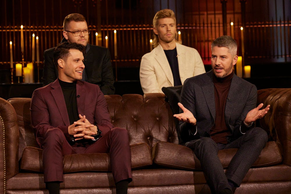 Arie and his &lsquo;Traitors&rsquo; castmates. Photo via Peacock