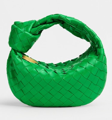 green mini handbag