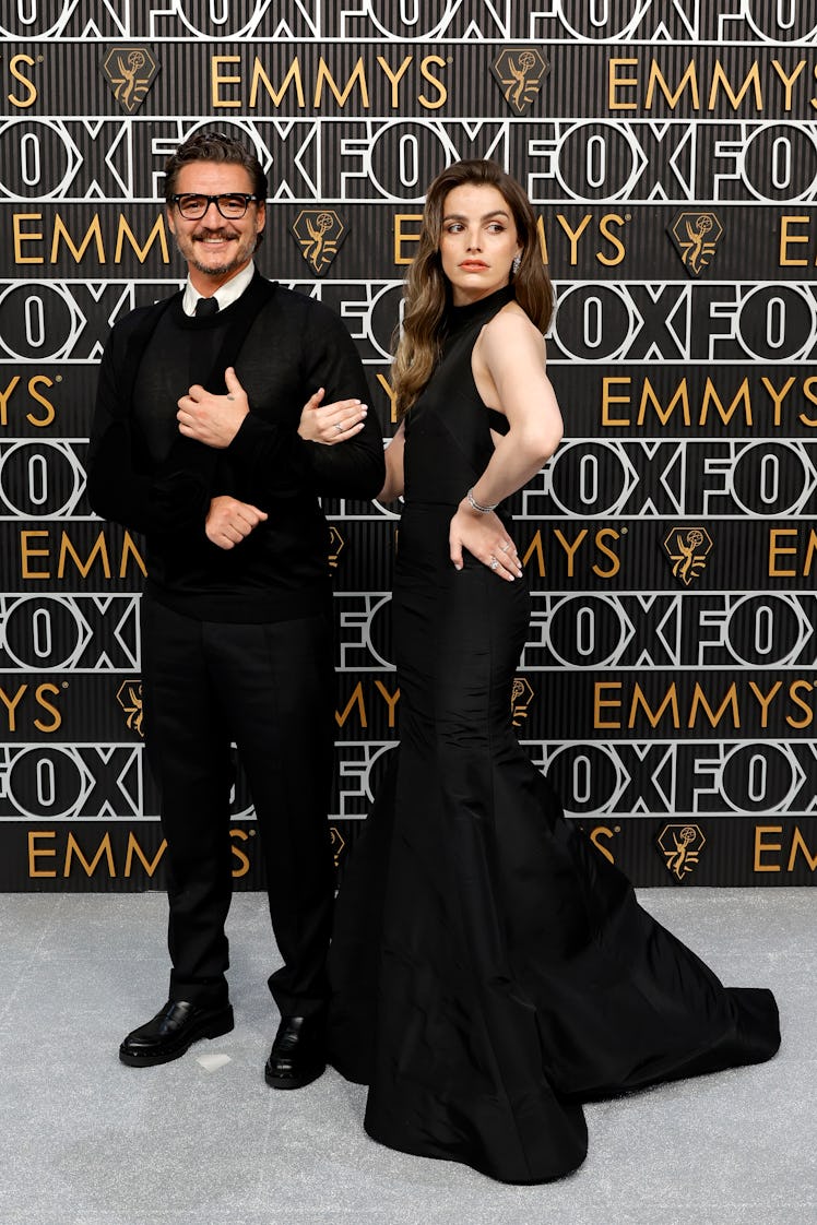 Pedro Pascal and Lux Pascal attend the 75th Primetime Emmy Awards at Peacock Theater on January 15, ...
