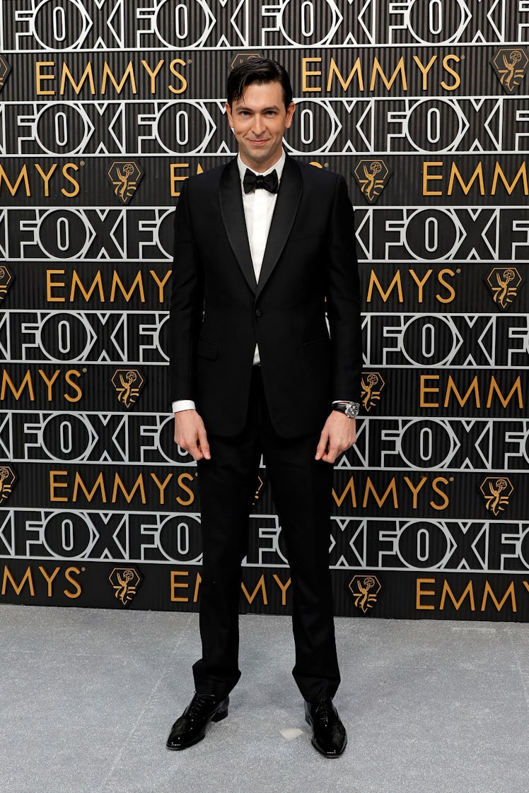 Nicholas Braun attends the 75th Primetime Emmy Awards at Peacock Theater on January 15, 2024 in Los ...