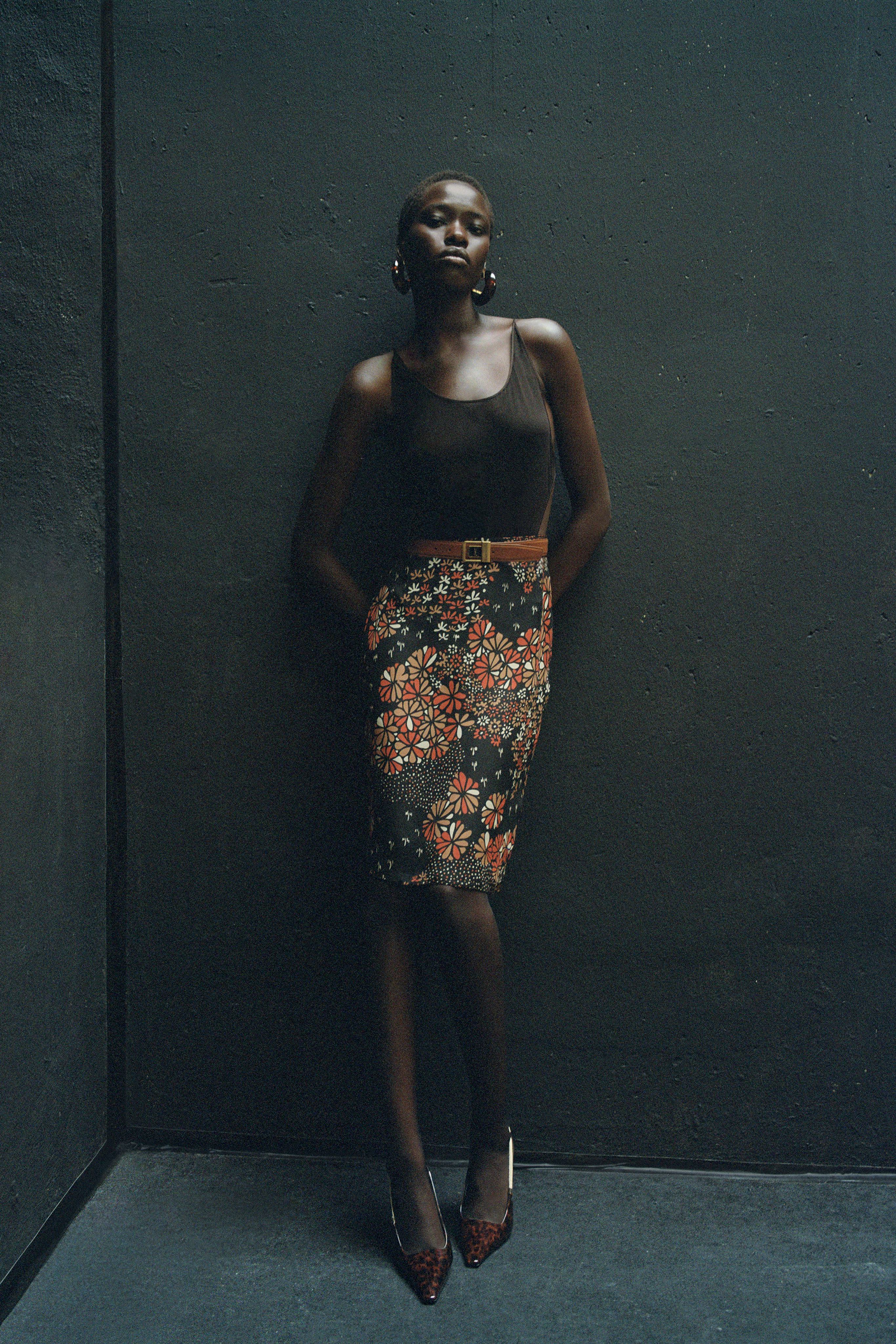 a look from saint laurent's resort 2024 collection