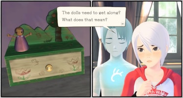 Ashley and D at the doll puzzle, Another Code: Recollection