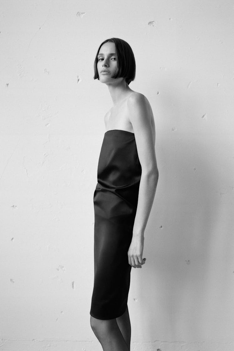 a look from saint laurent's resort 2024 collection