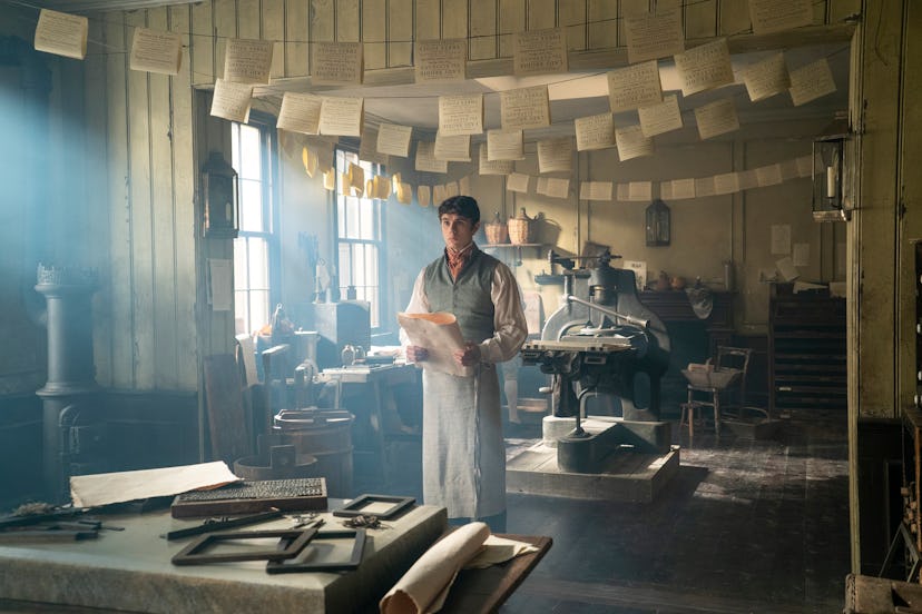 Calam Lynch as Theo Sharpe in ‘Bridgerton’