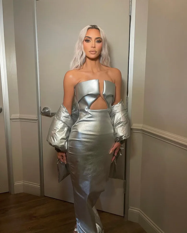 Kim Kardashian Has Three Versions of This Cut-Out Rick Owens Dress Kim Kardashian Has Three Versions of This Cut-Out Rick Owens Dress