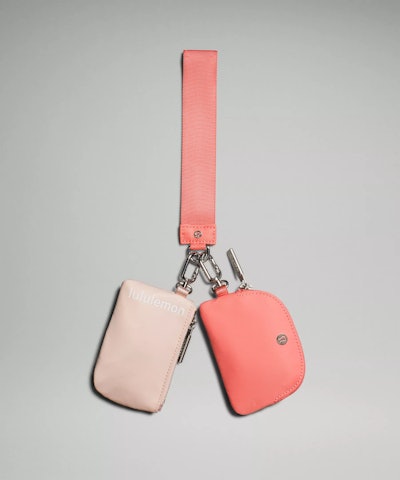 lululemon Dual Pouch Wristlet, a great valentines day gift for new moms