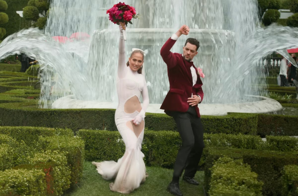 Jennifer Lopez in the &ldquo;Can&rsquo;t Get Enough&rdquo; music video.