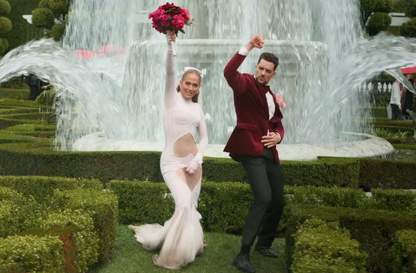 Jennifer Lopez in the “Can’t Get Enough” music video.