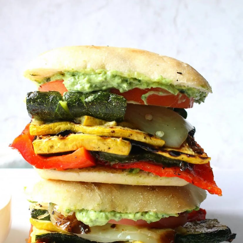 grilled veggie sandwich