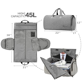 Modoker Convertible Garment Duffle Bag 
