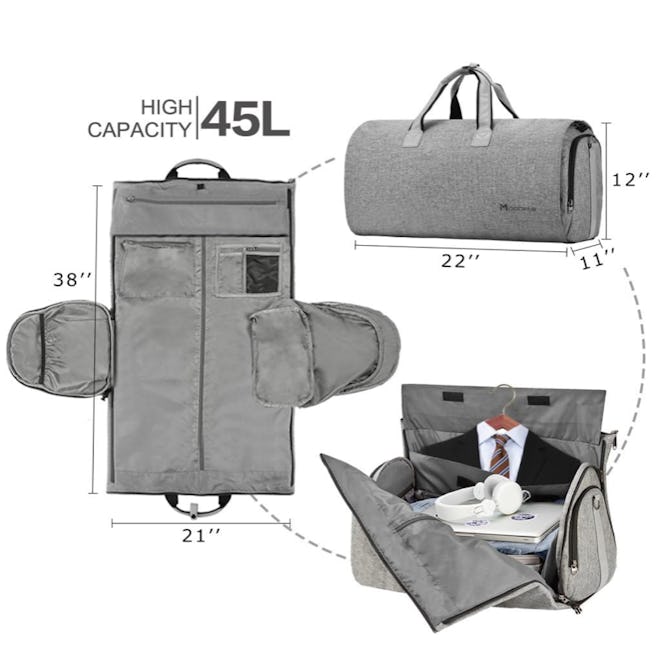 Modoker Convertible Garment Duffle Bag