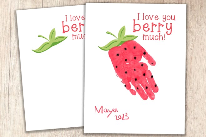 I Love You Berry Much Printable
