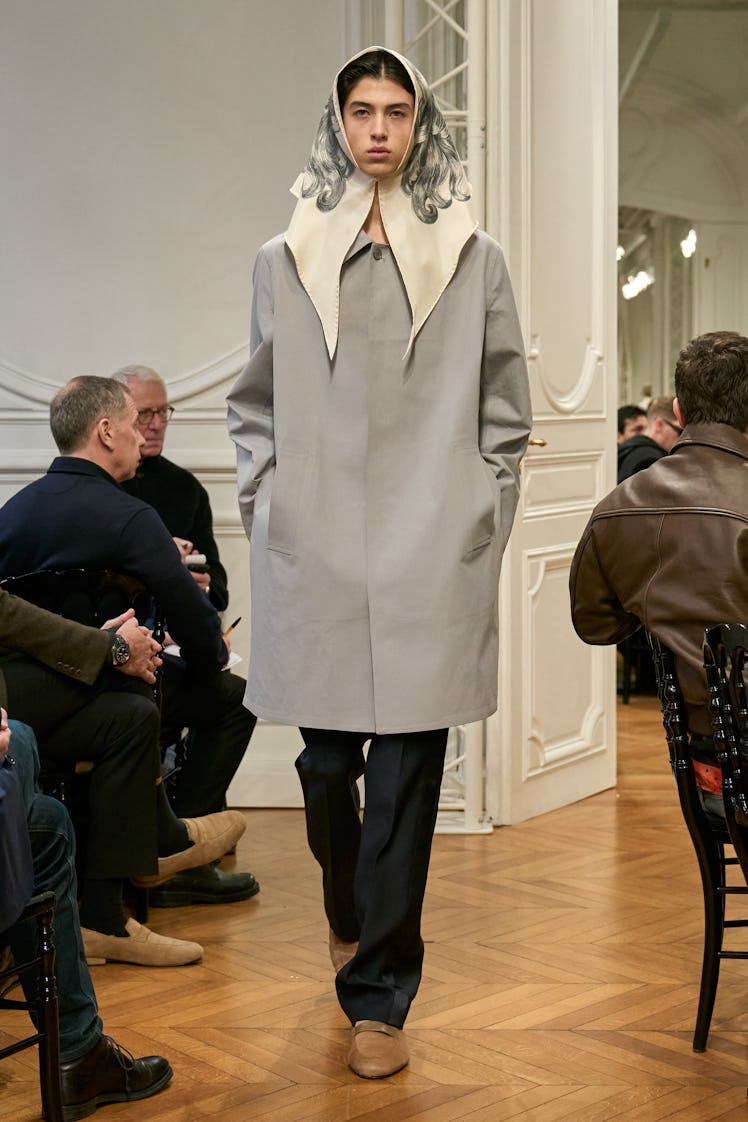 a look from givenchy fall 2024 men's collection