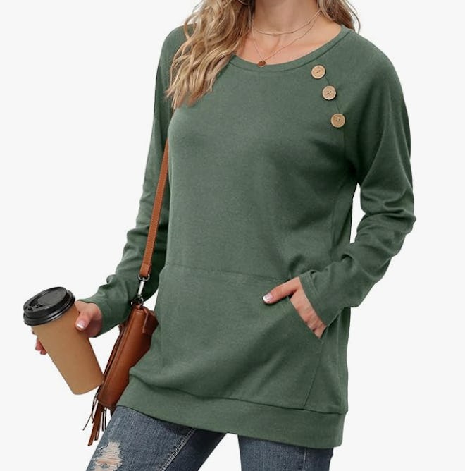 Yincro Long Sleeve Tunic Top