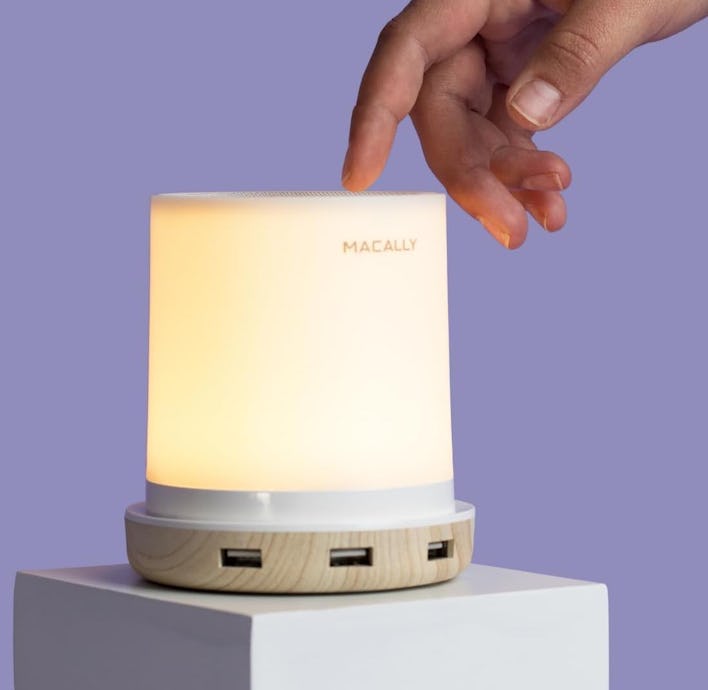 Macally Touch-Control Lamp with Charging Ports