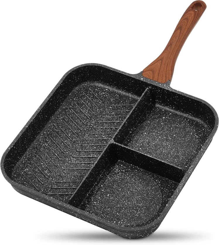 ESLITE LIFE Nonstick Divided Grill Pan
