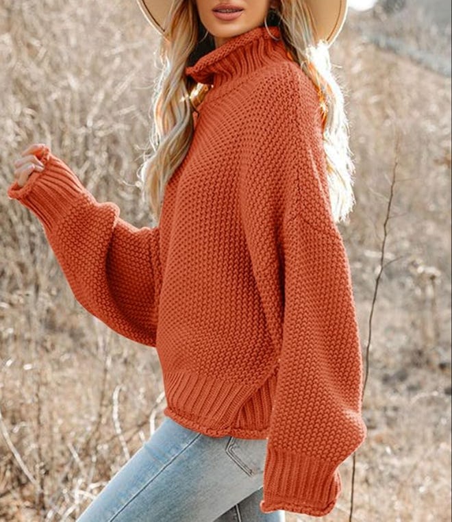 Saodimallsu Chunky Turtleneck Sweater