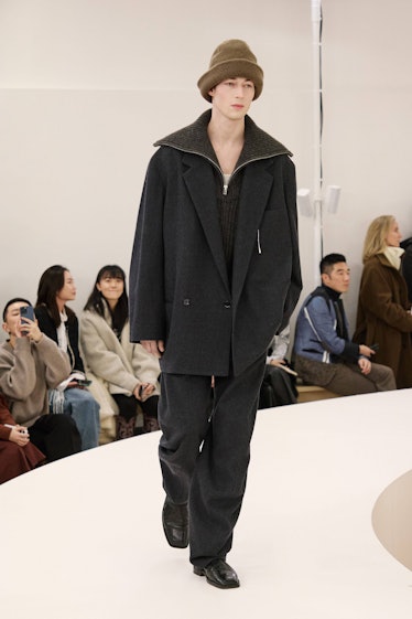 a look from lemaire fall 2024 men's