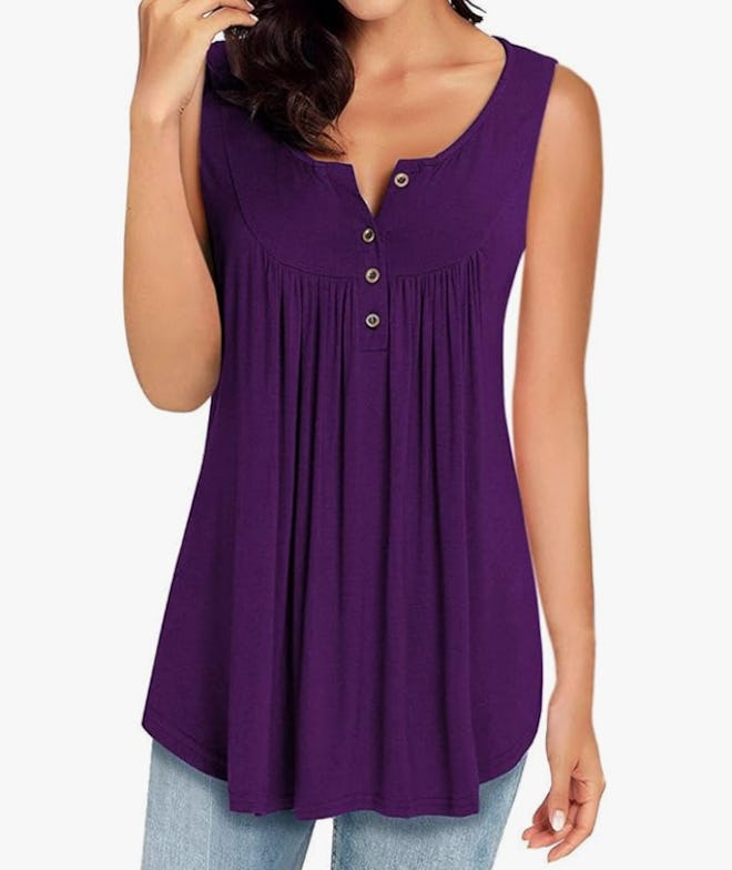 MIROL Sleeveless V-Neck Top