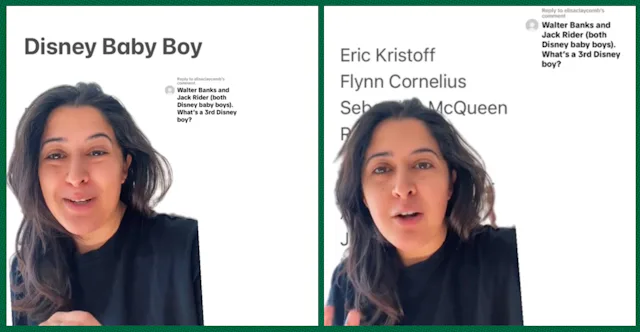 Baby name consultant Jenn Ficarra shares first and middle boy name combos inspired by Disney.