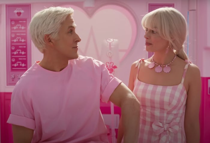 Ken and Barbie talk in 'Barbie.'