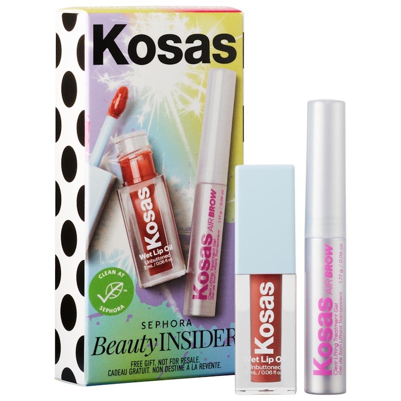 One of the Sephora birthday gift offerings for 2024 is a Kosas makeup set.