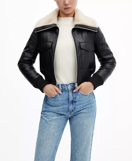 This bomber jacket looks like the one Taylor Swift wore to the Kansas City Chiefs game. 