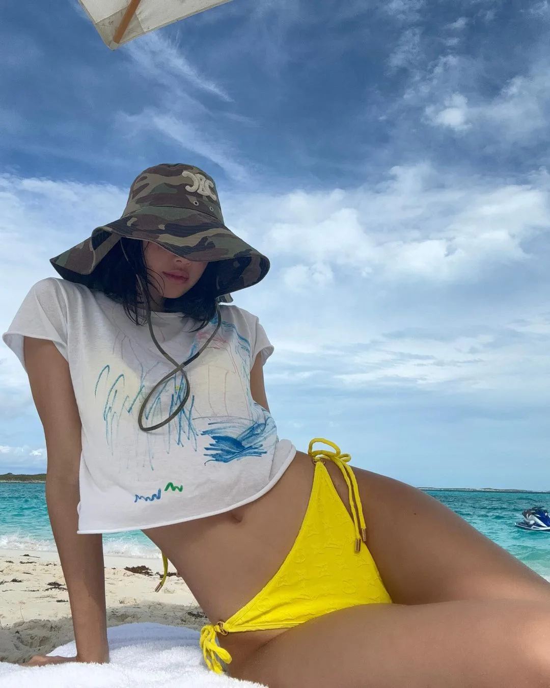 Blackpink's Lisa Rings in 2024 With a Sheer Jean Paul Gaultier Dress