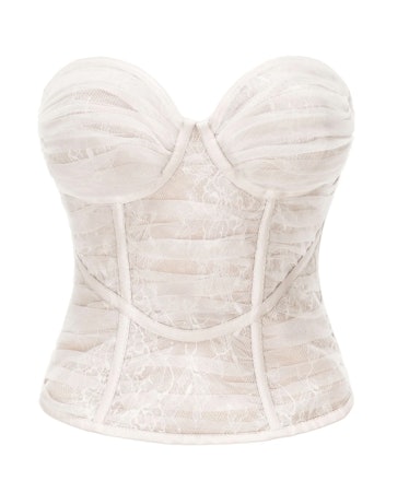 off white bustier top