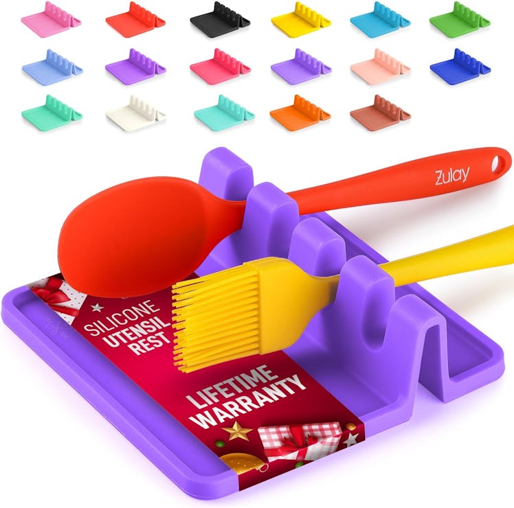 Zulay Kitchen Silicone Utensil Rest