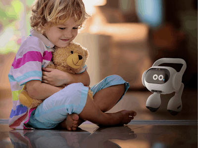LG smart home AI robot